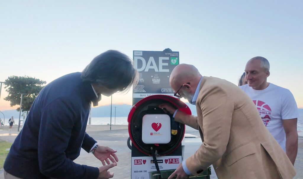 Defibrillatore Michele Viola Campo Kobe e Gianna Bryant Tempietto