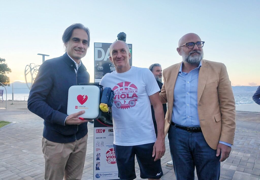 Defibrillatore Michele Viola Campo Kobe e Gianna Bryant Tempietto