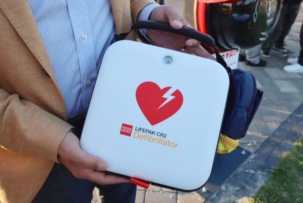 Defibrillatore Michele Viola Campo Kobe e Gianna Bryant Tempietto