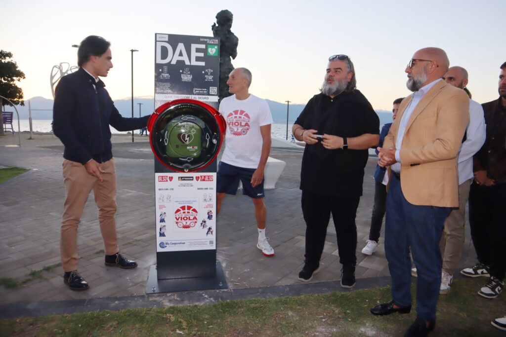 Defibrillatore Michele Viola Campo Kobe e Gianna Bryant Tempietto