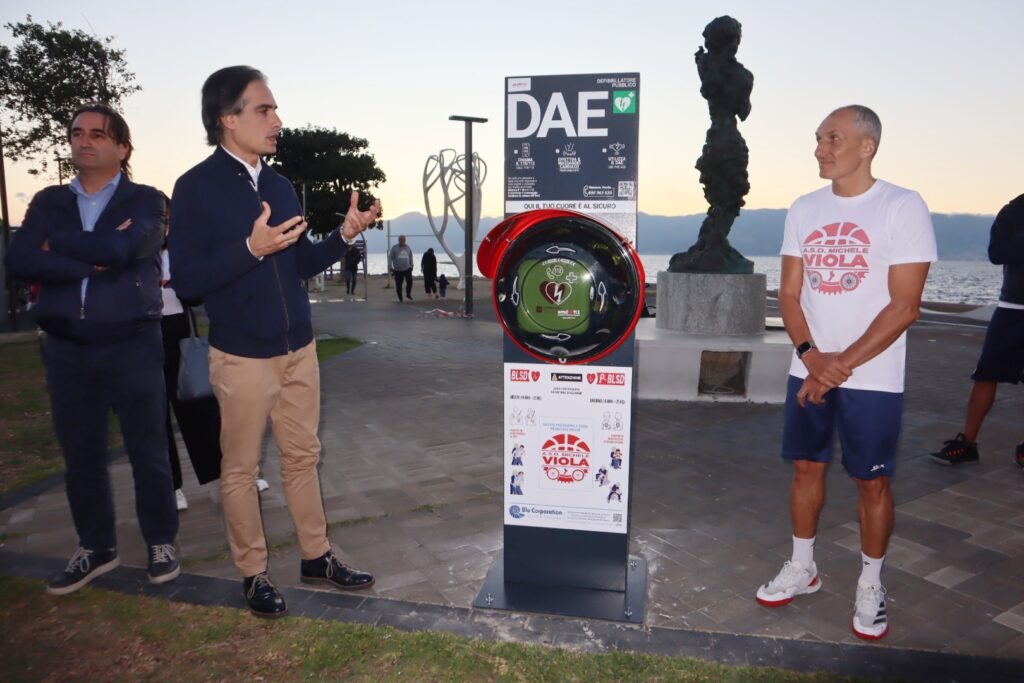 Defibrillatore Michele Viola Campo Kobe e Gianna Bryant Tempietto