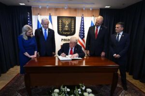 Donald Trump alla Knesset