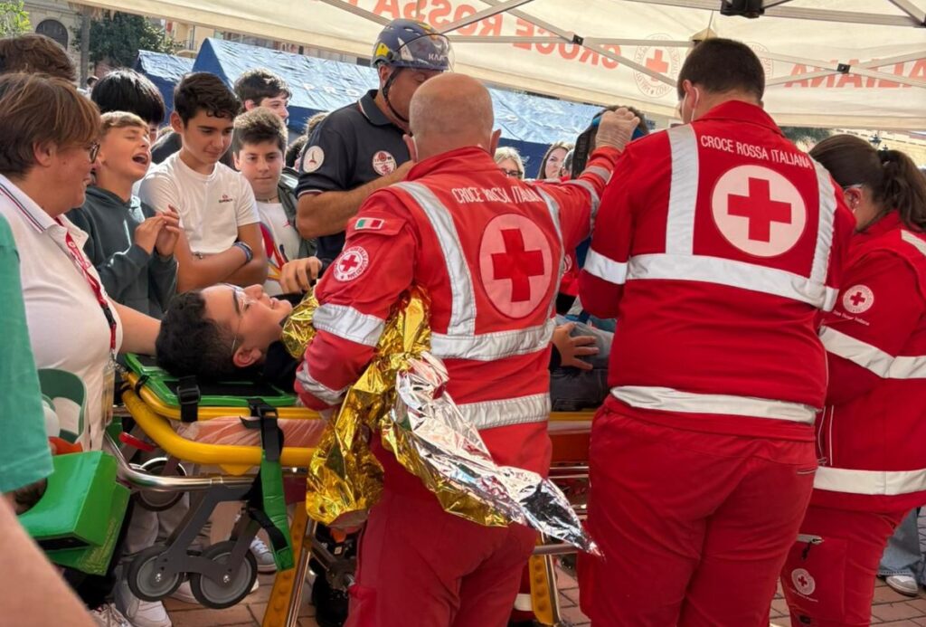 Esercitazione di evacuazioni Convitto campanella Reggio Calabria