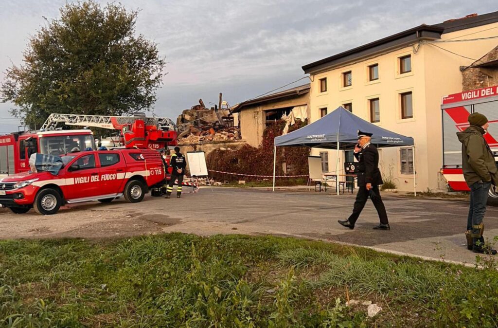 Esplosione a Castel D'Azzano, morti i tre carabinieri