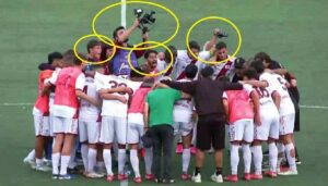 Festeggiamenti Reggina a San Cataldo