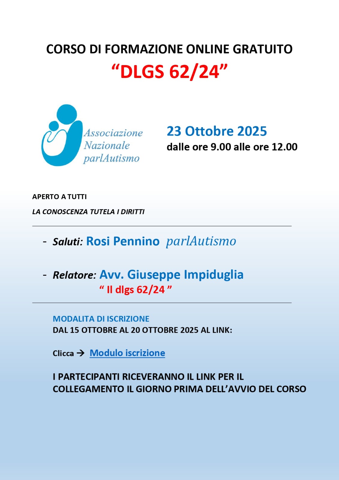 Formazione ParlAutismo