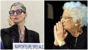 Francesca Albanese e Liliana Segre