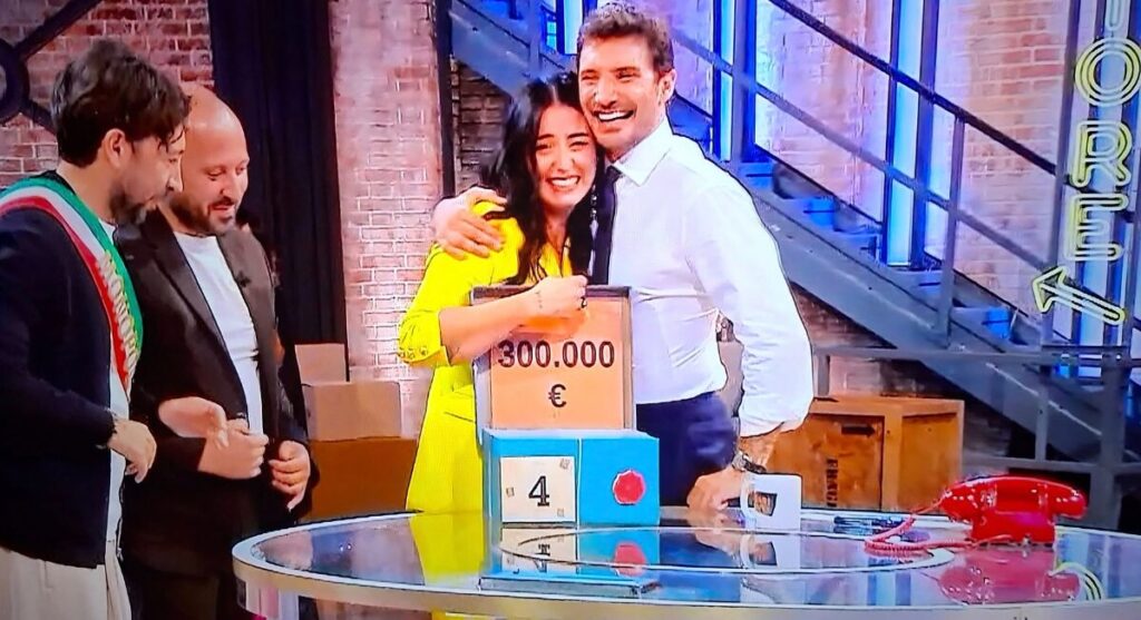 Francesca di Praia a Mare ha vinto 300 mila euro ad Affari Tuoi