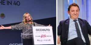 Giorgia Meloni e Pasquale Tridico