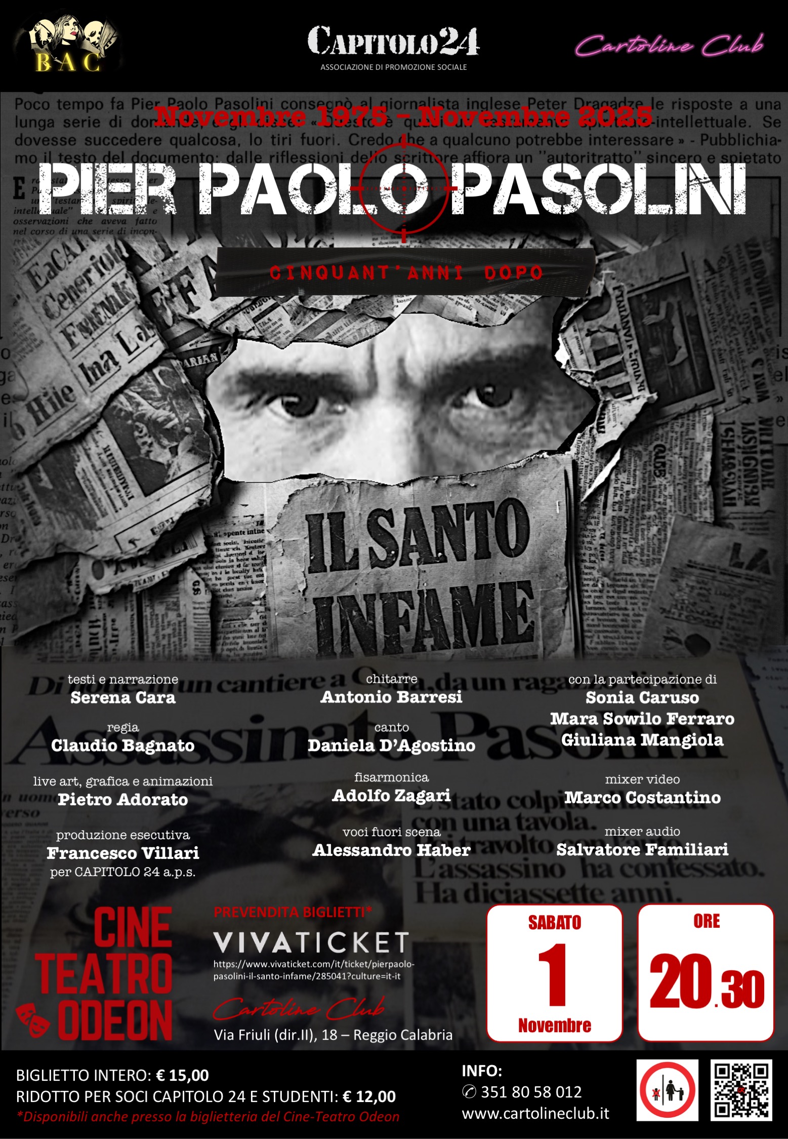 IL SANTO INFAME LOCANDINA