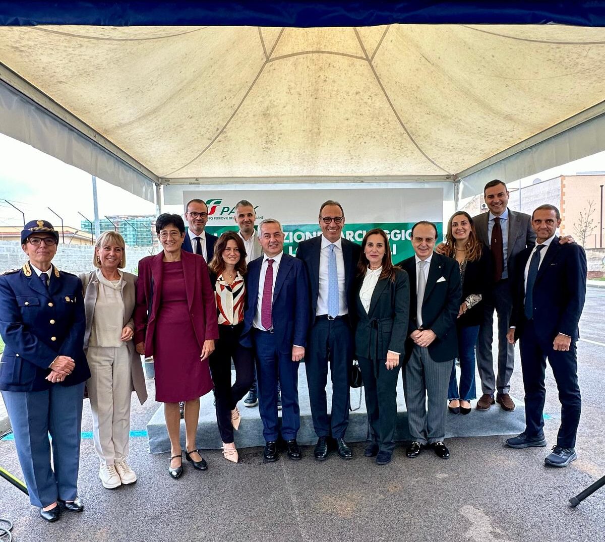 Inaugurato il parcheggio stazione San Lorenzo Colli,