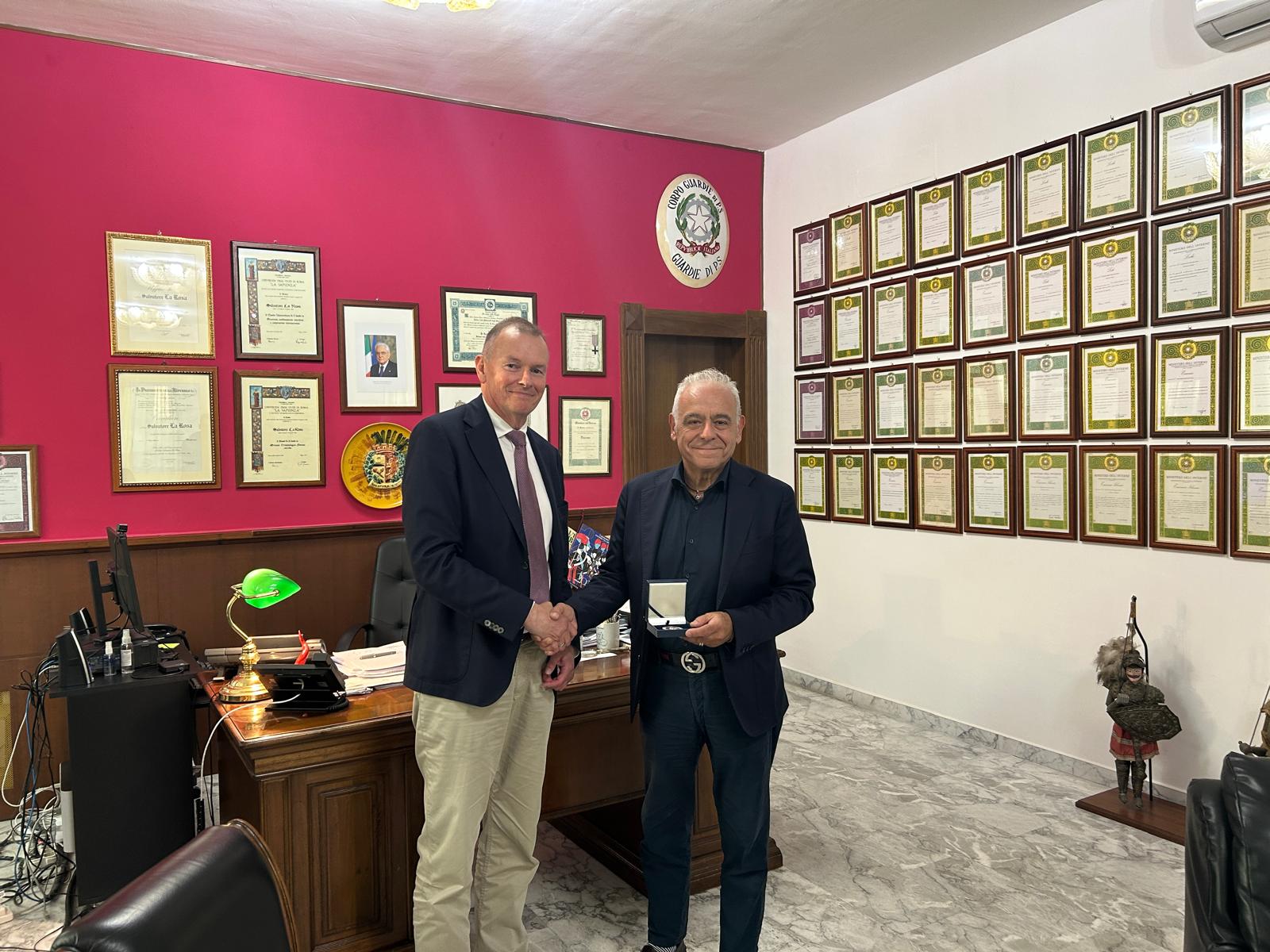 Incontro Questore La Rosa