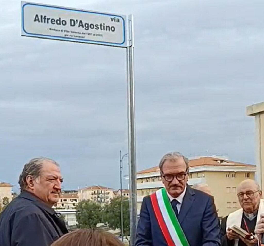 Intitolazione via D'Agostino vibo valentia
