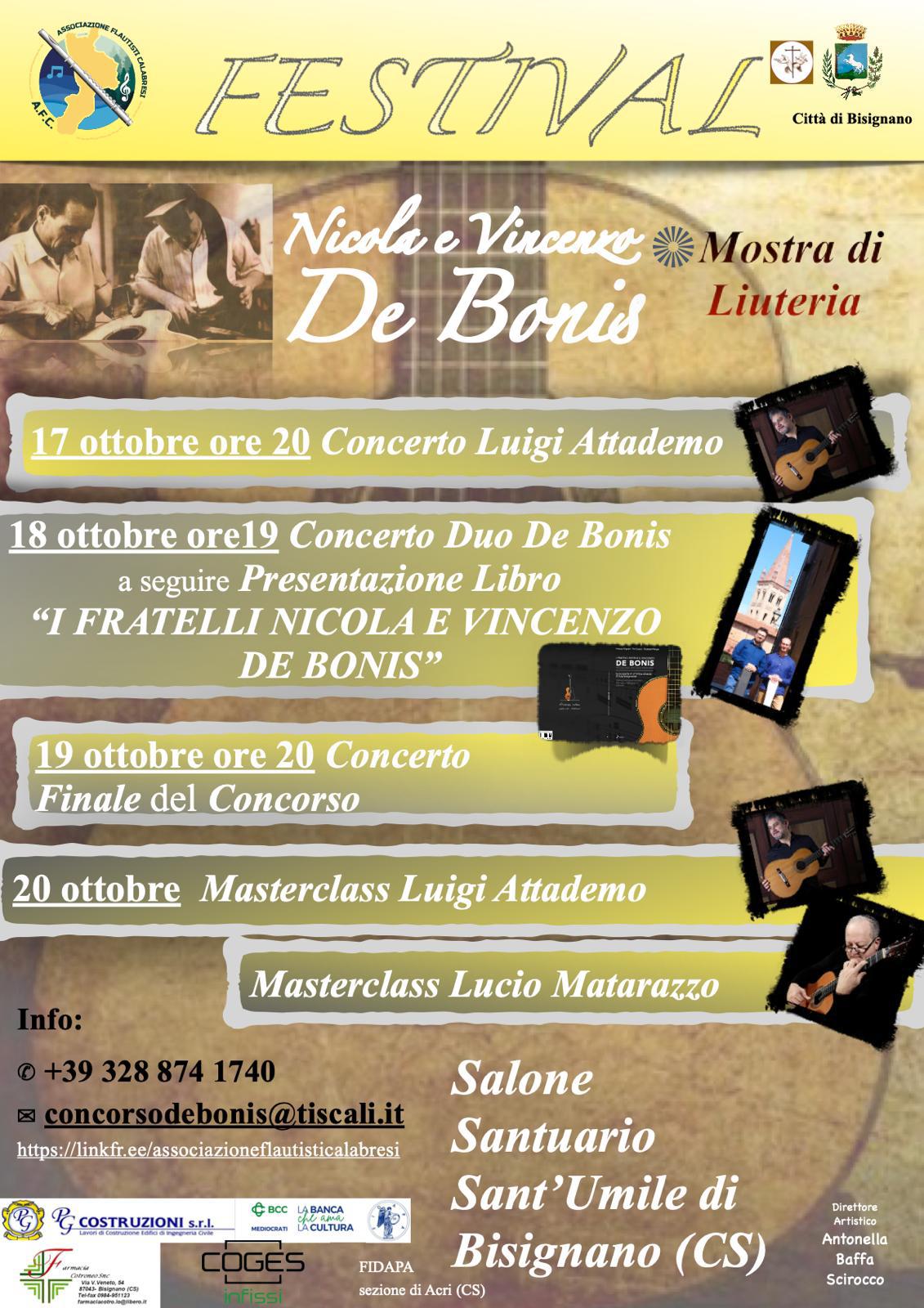 LOCANDINA Nicola e Vincenzo De Bonis
