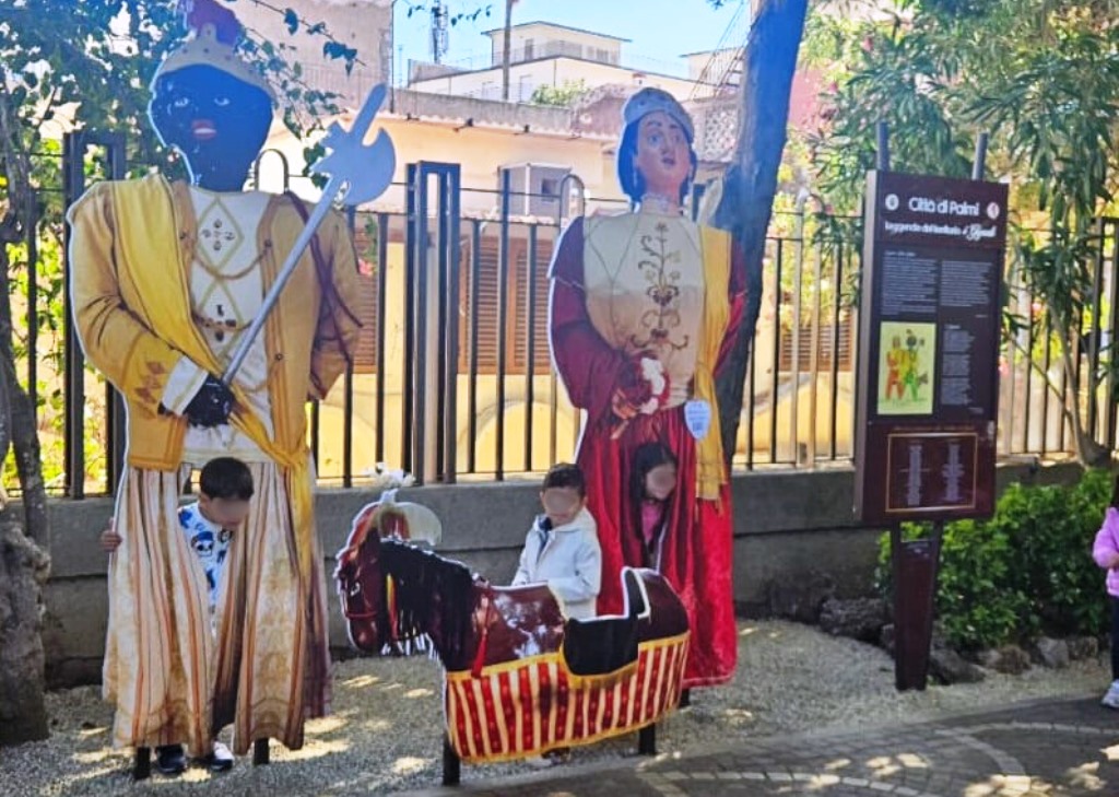 L'installazione dei Giganti inaugurata dalla Prometeus - Foto