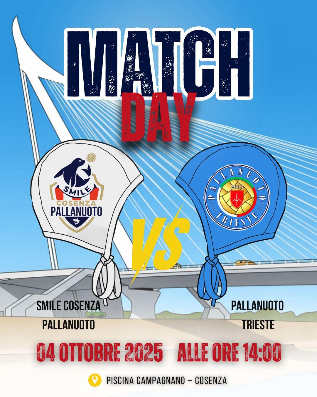 Locandina Smile Cosenza vs Trieste