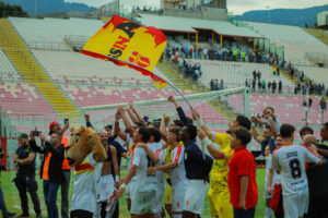 Messina Reggina esultanza finale