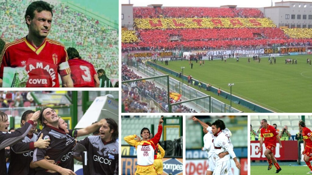 Messina-Reggina foto storiche con i precedenti