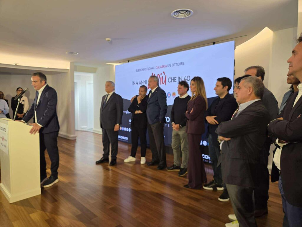 Occhiuto, Cannizzaro, Tajani Elezioni Regionali