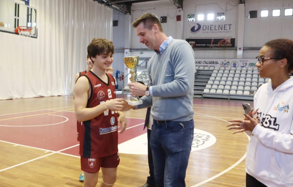 Premiazioni EYBL Reggio Calabria