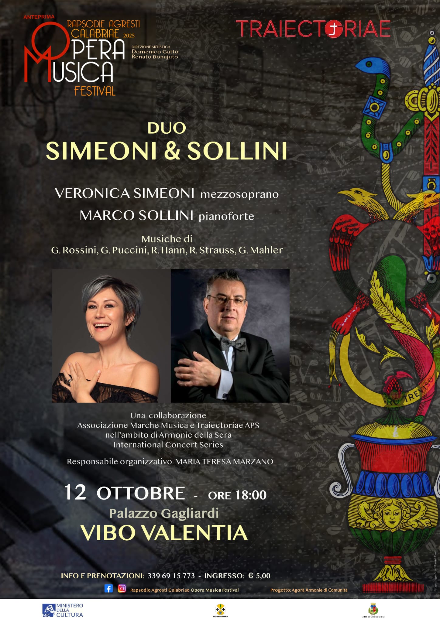 Locandina Rapsodie Agresti Opera Musica Festival