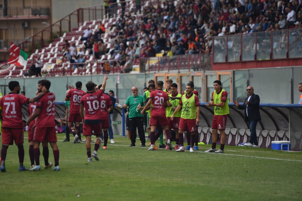 Reggina-Ragusa esultanza
