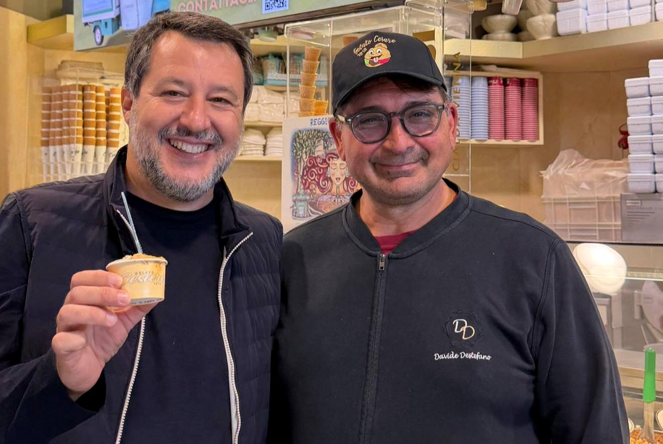 Salvini e Davide Destefano