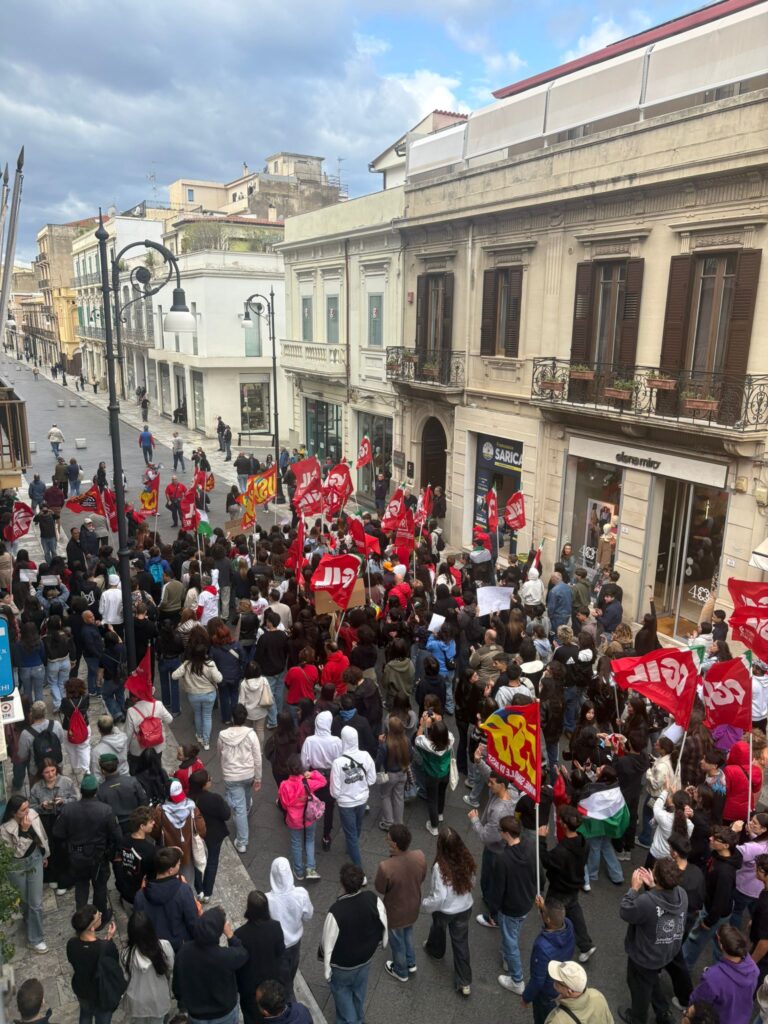 Sciopero Gaza Reggio Calabria