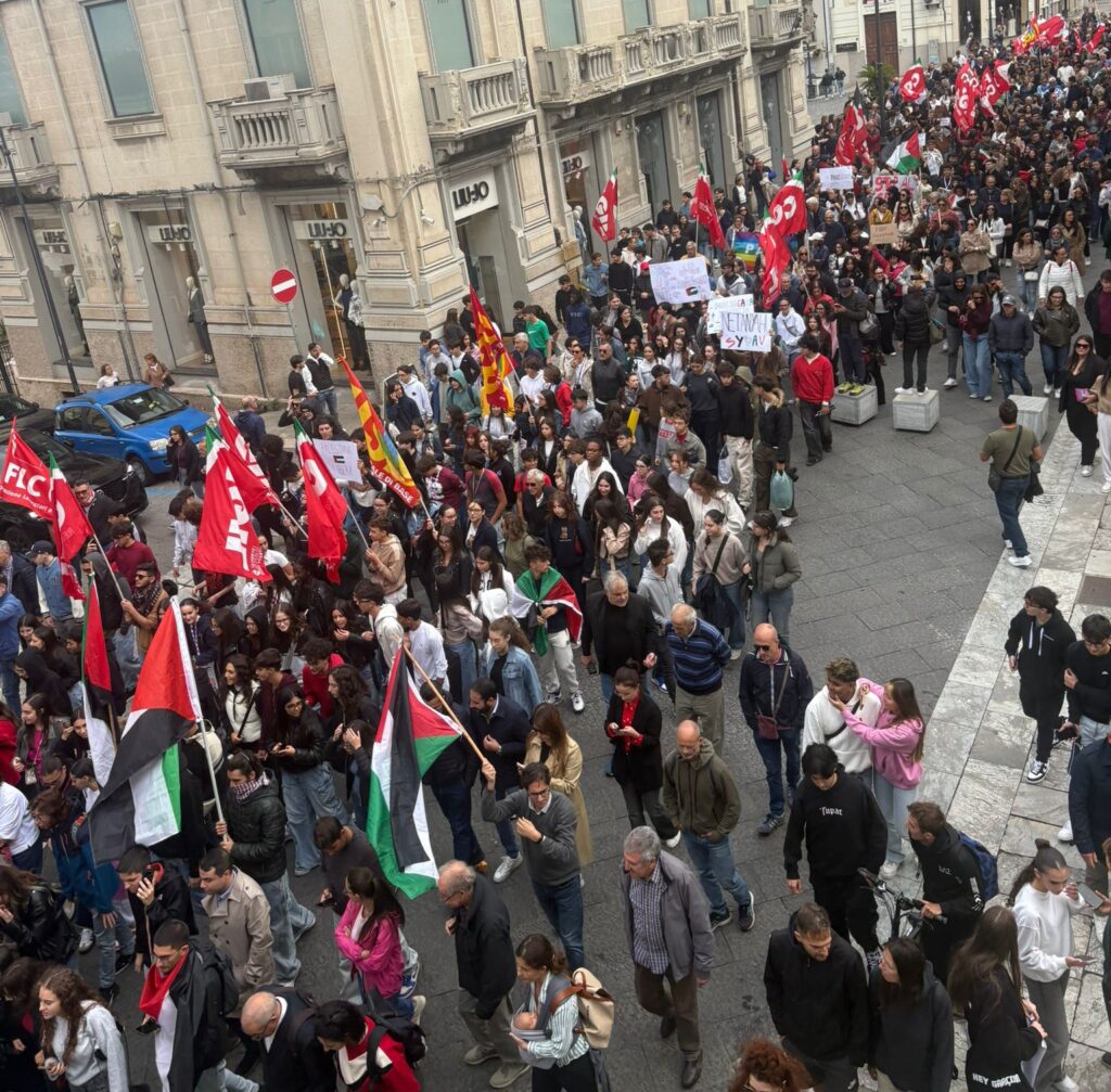 Sciopero Gaza Reggio Calabria