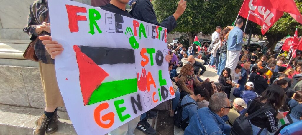 Sciopero generale Manifestazione ProPal Reggio Calabria