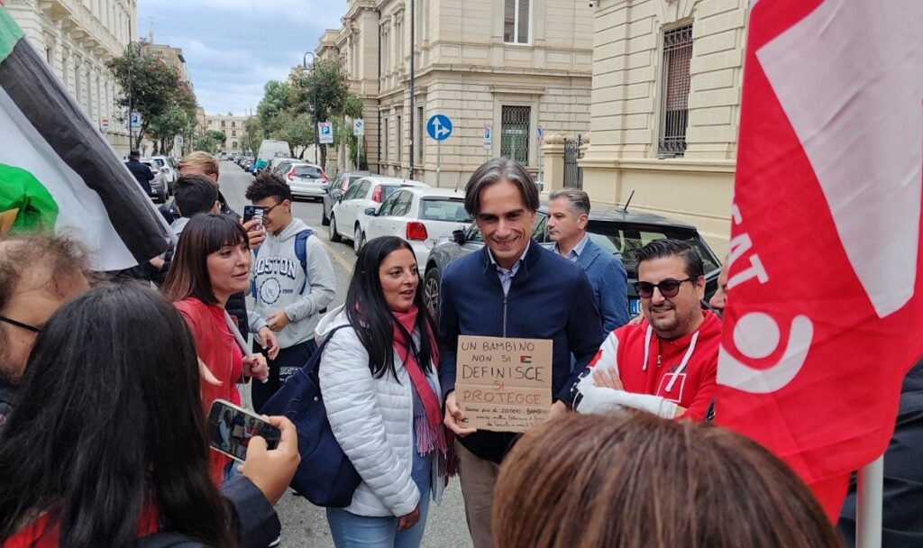 Sciopero generale Manifestazione ProPal Reggio Calabria