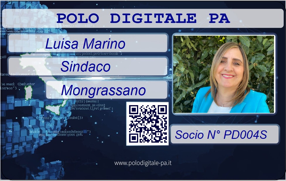 Sindaco Mongrassano Luisa Marino