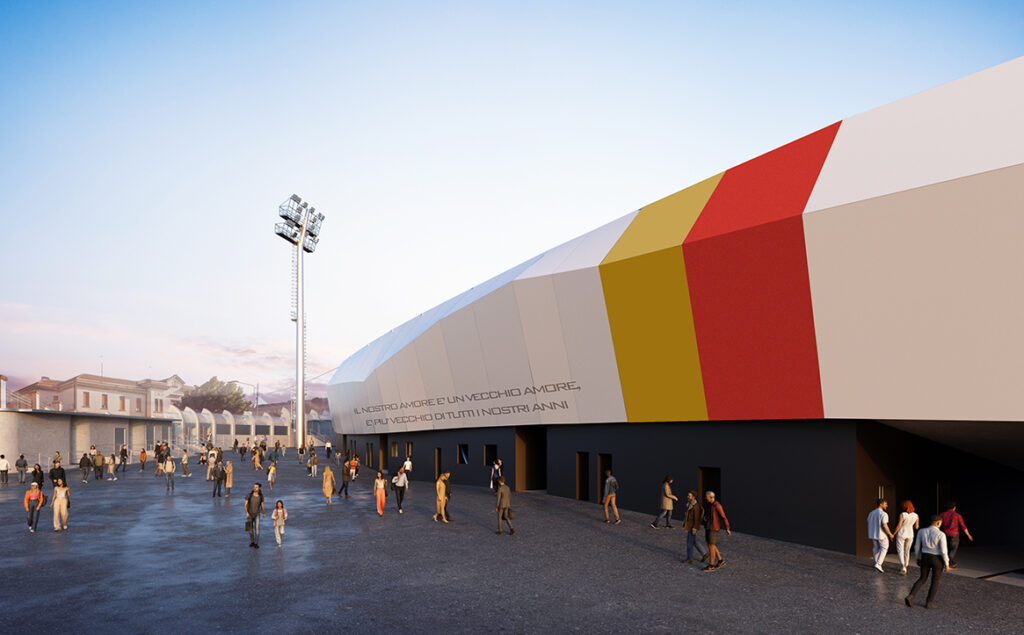 progetto nuovo stadio ceravolo di catanzaro