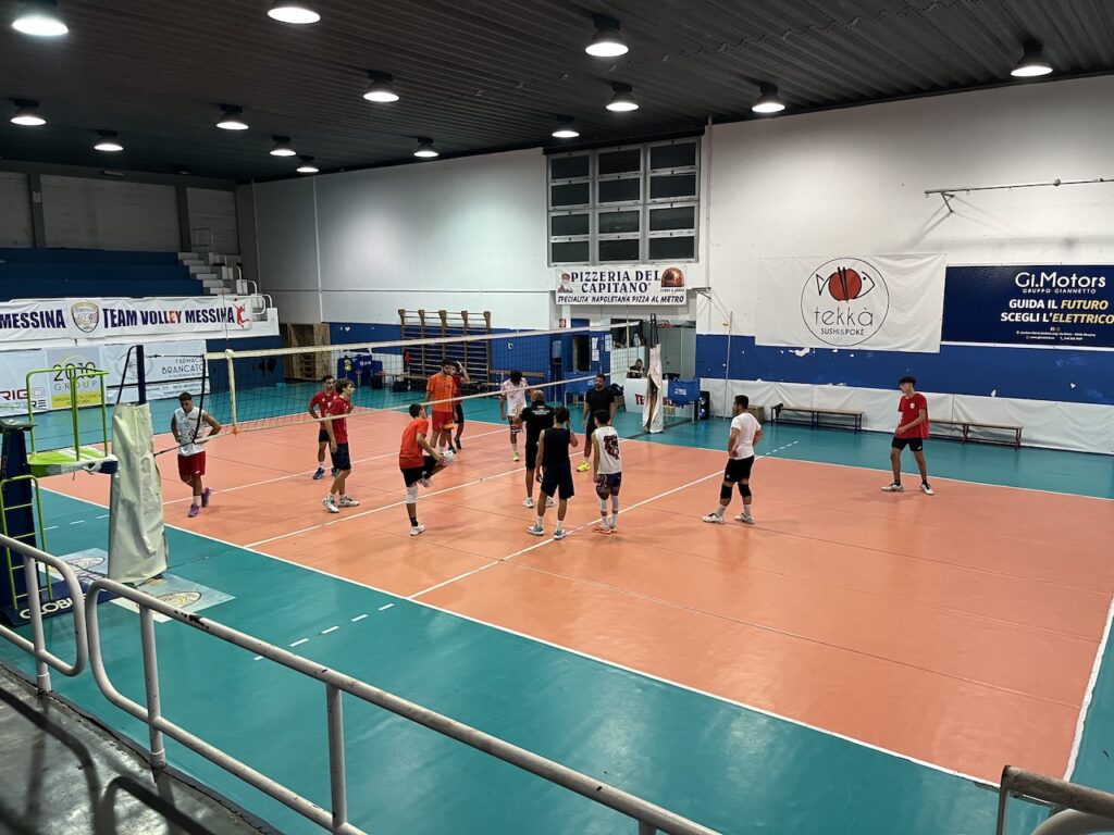Team Volley Messina Serie C maschile allenamento