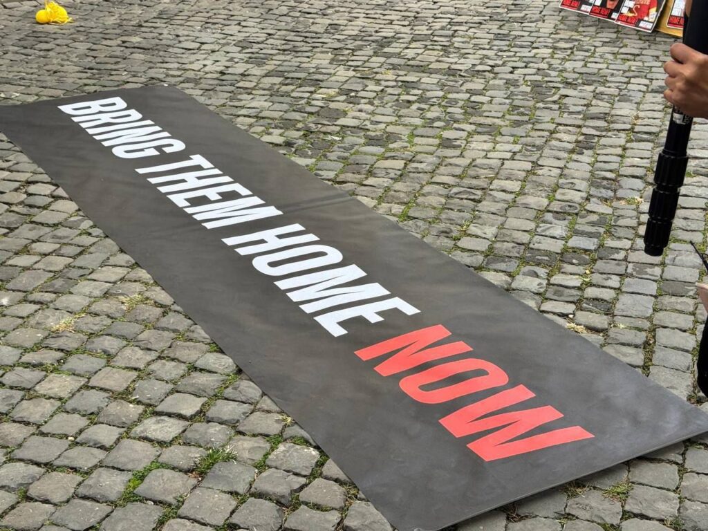 Tempio Maggiore Roma manifestazione ebrei Israele