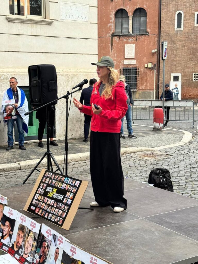 Tempio Maggiore Roma manifestazione ebrei Israele