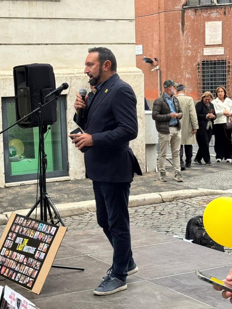 Tempio Maggiore Roma manifestazione ebrei Israele
