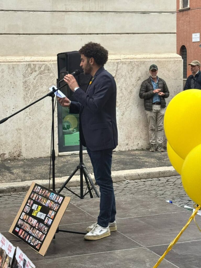 Tempio Maggiore Roma manifestazione ebrei Israele
