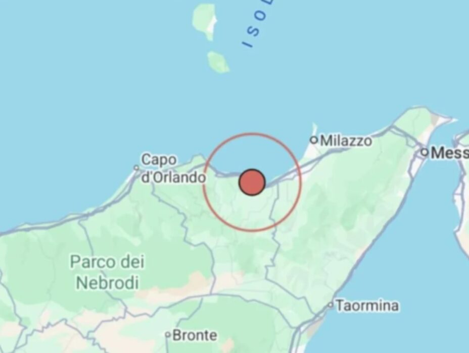 Terremoto Oliveri Messina