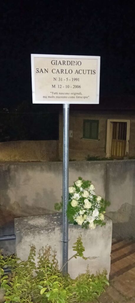 Villa San Giuseppe cerimonia San Carlo Acutis