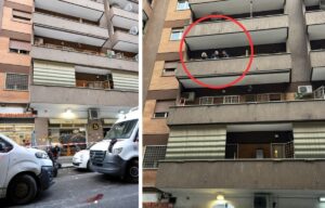 bimbo caduto dalla finestra a roma