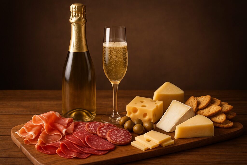champagne e salumi