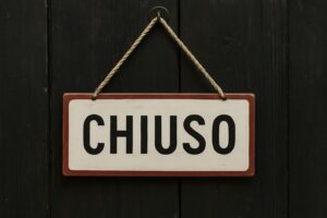 chiuso locale