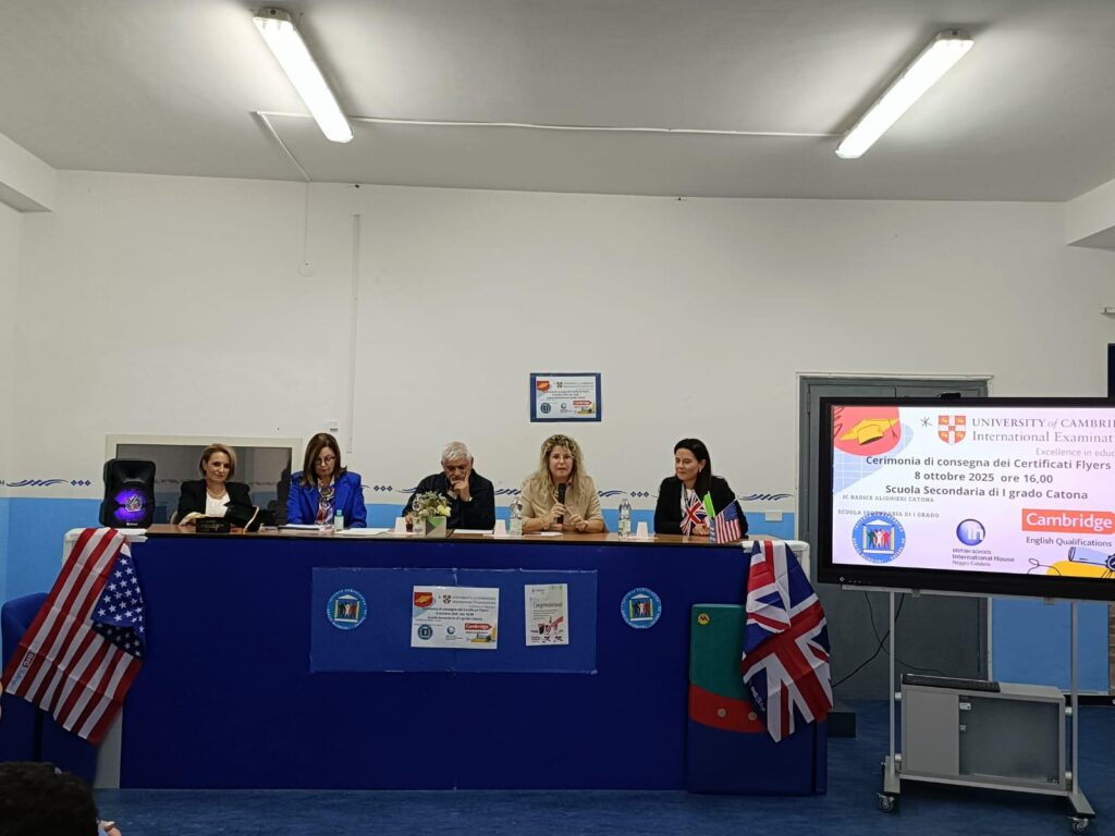 consegna certificati cambridge scuola radice alighieri