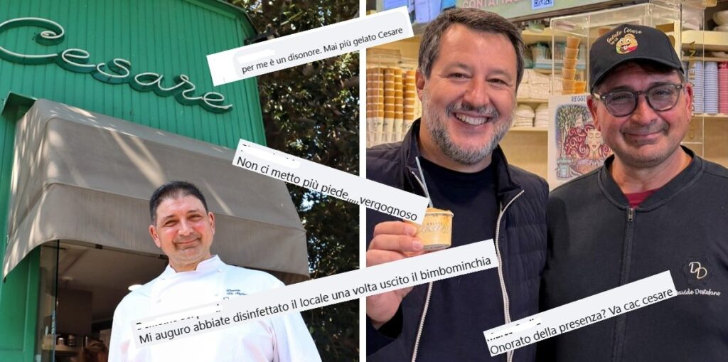 davide de stefano gelateria cesare e salvini