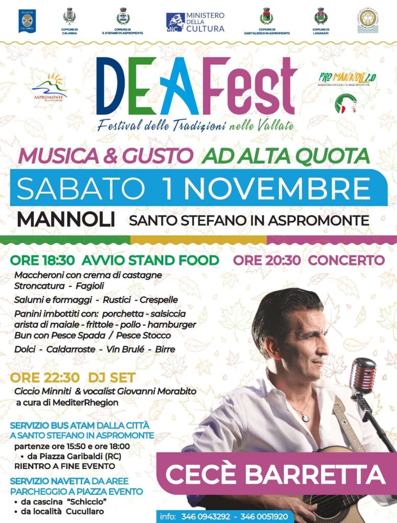 deafest mannoli cecè barretta locandina