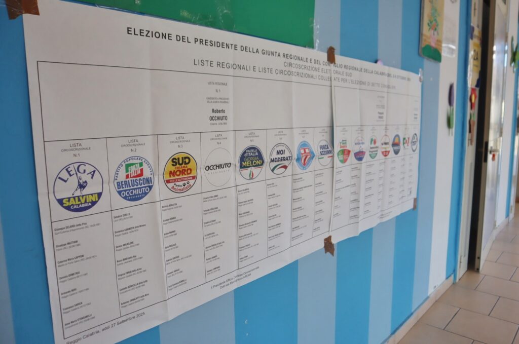 elezioni regionali calabria 2025