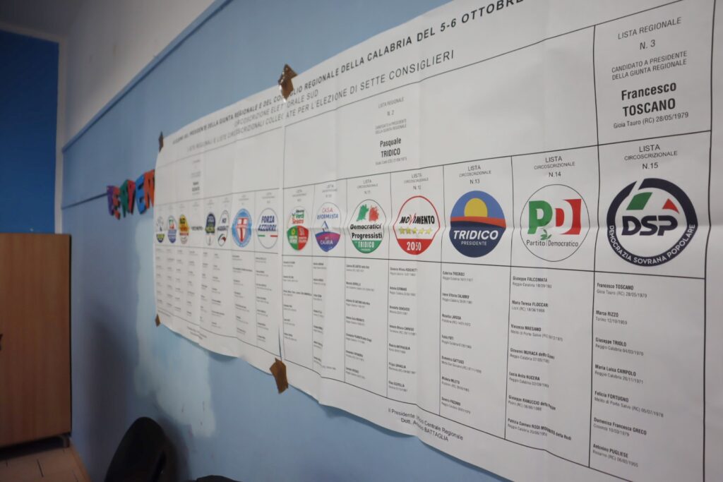 elezioni regionali calabria 2025