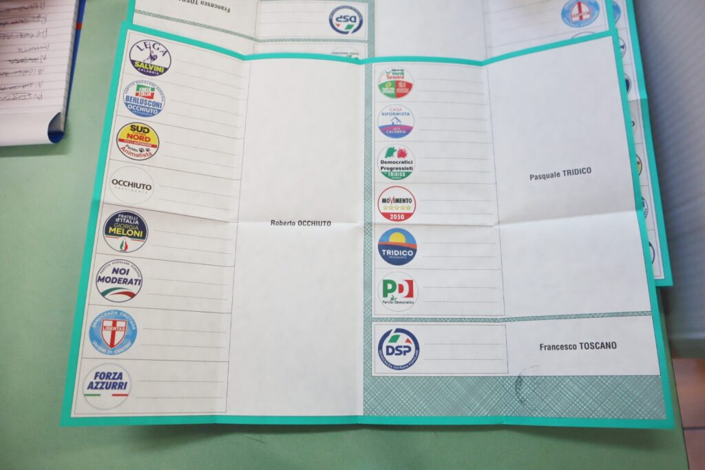 elezioni regionali calabria 2025