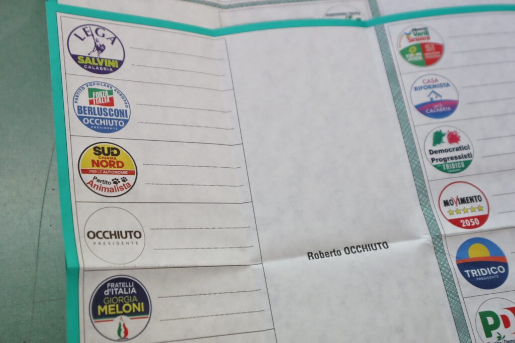 elezioni regionali calabria 2025